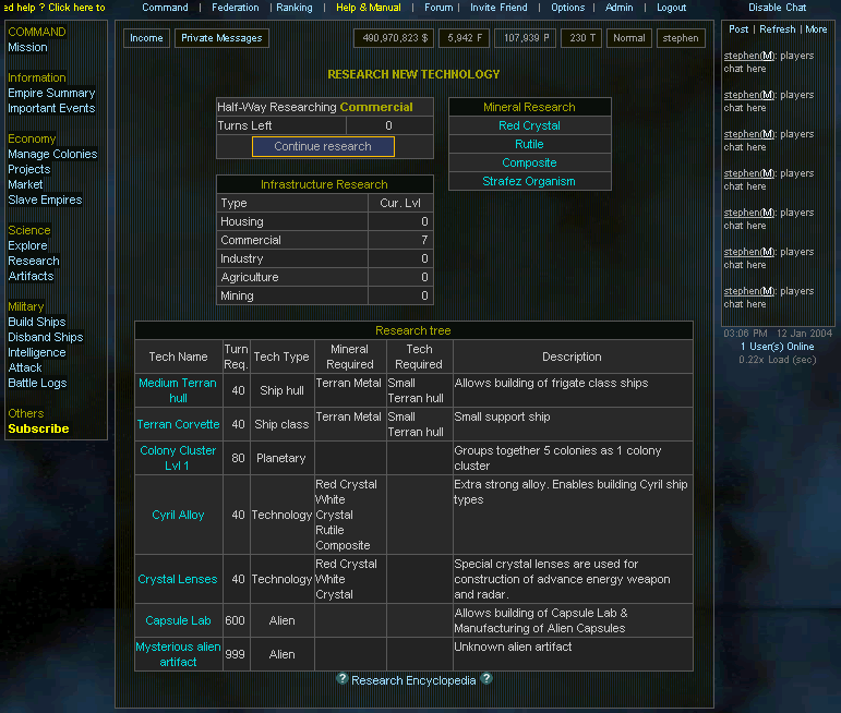 Research detail view